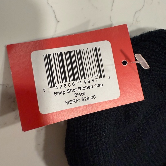 Kimes Black Ribbed Beanie - Picture 2 of 2